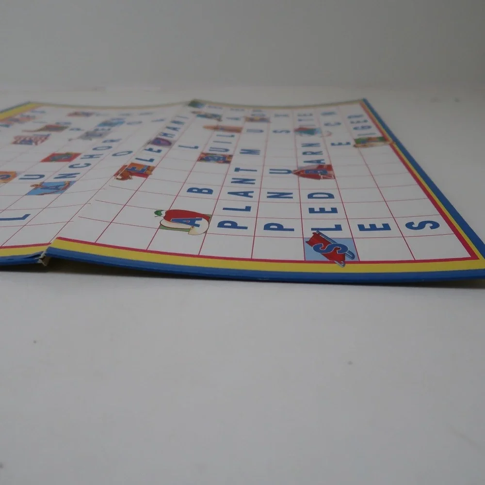 Vintage Scrabble Junior Crossword‎ Game Milton Bradley 1989